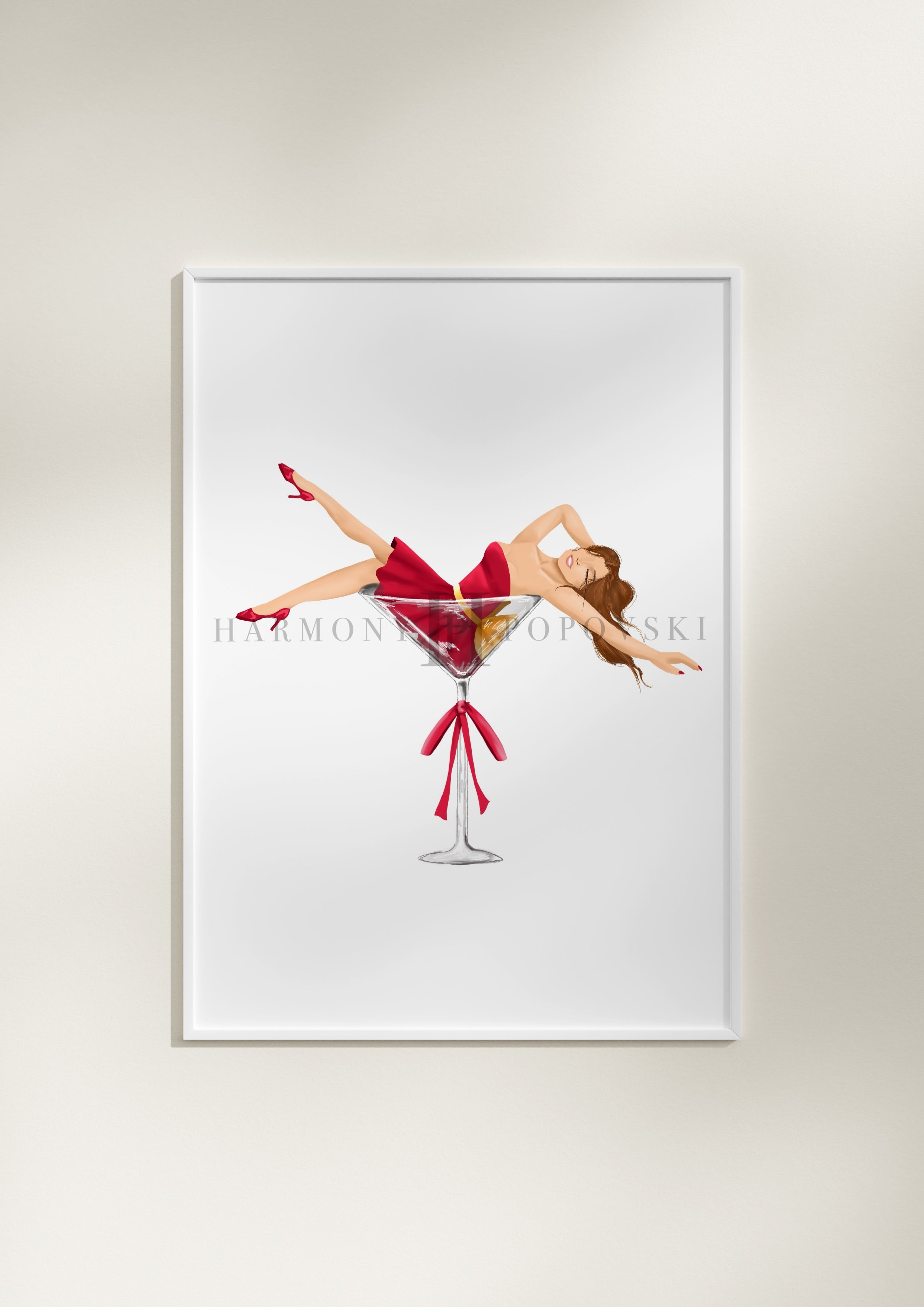 Red Martini Girl